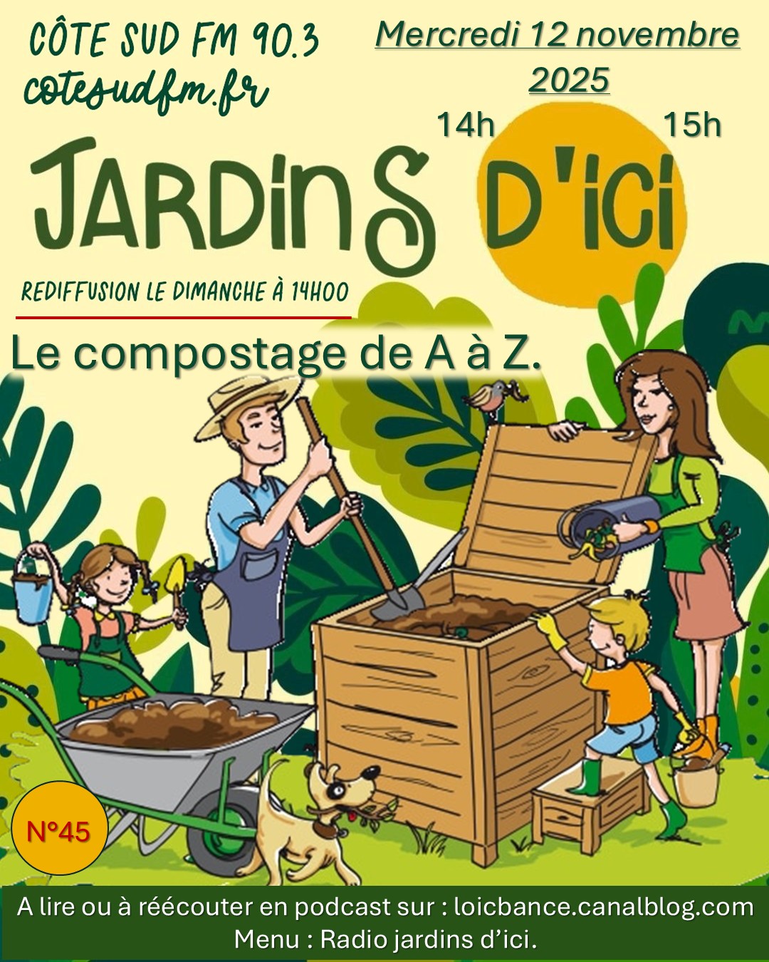 Compostage; Novembre; jardins; Travaux; Ornemental; potager; fruitier; Jardiniers; Radio; Jardins d'ici; Paysages; Amnagements paysagers; Landes; Paysagiste Landes; Pays Basque; Paysagiste Pays Basque; Concepteur de jardins; Ahetze; Paysagiste Ahetze; Anglet; Paysagiste Anglet; Arbonne; Paysagiste Arbonne; Arcangues; Paysagiste Arcangues; Bayonne; Paysagiste Bayonne; Biarritz; Paysagiste Biarritz; Capbreton; Paysagiste Capbreton; Guthary; Paysagiste Guthary; Hossegor; Paysagiste Hossegor; Saint Jean de Luz; Paysagiste Saint Jean de Luz; Seignosse; Paysagiste Seignosse; Tosse; Paysagiste Tosse; Dax; Paysagiste Dax; Mont de Marsan 40000; Paysagiste Mont de Marsan; Paysagiste Brassempouy; Brassempouy 40330; Paysagiste Ahaxe-Alciette-BascassanAhaxe-Alciette-Bascassan 64220; Saint-Pandelon 40180; Paysagiste Saint-Pandelon; 