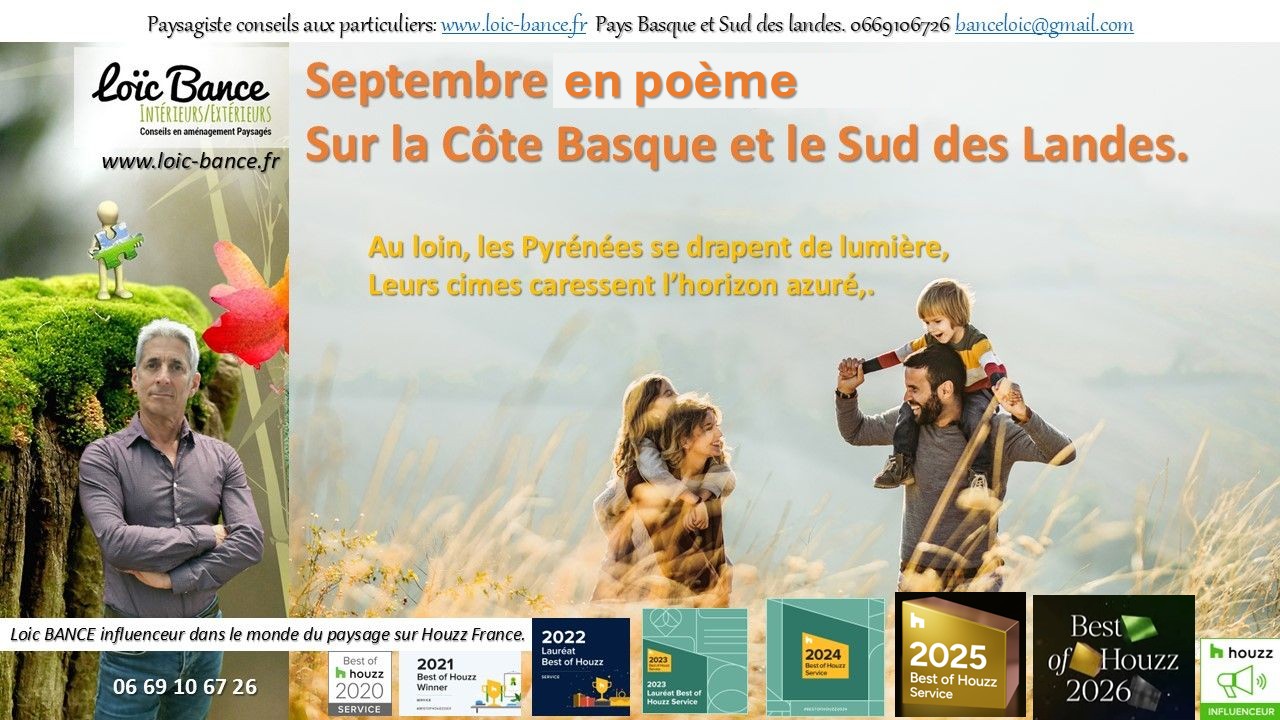 Biarritz paysages Septembre en po�me. Po�me de Septembre des paysages de la C�te Basque et des Landes.